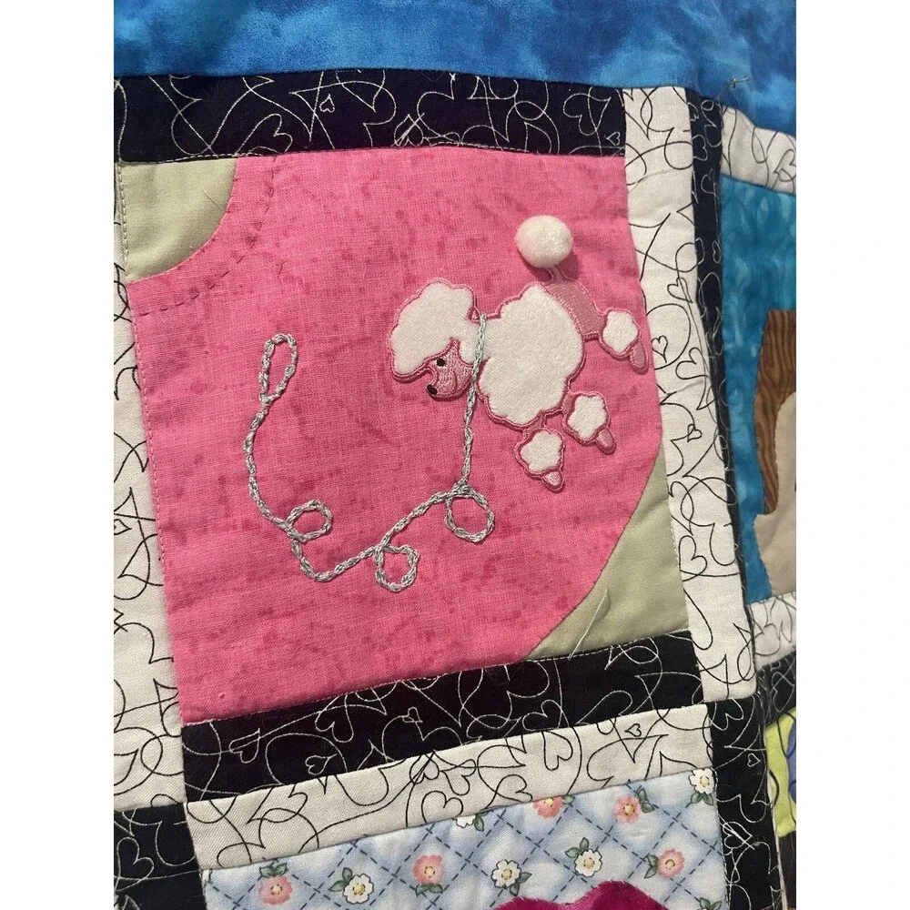 Beautiful Handmade Quilted Wall Hanging/ PreOwned 36 X 36 Children Kids Room